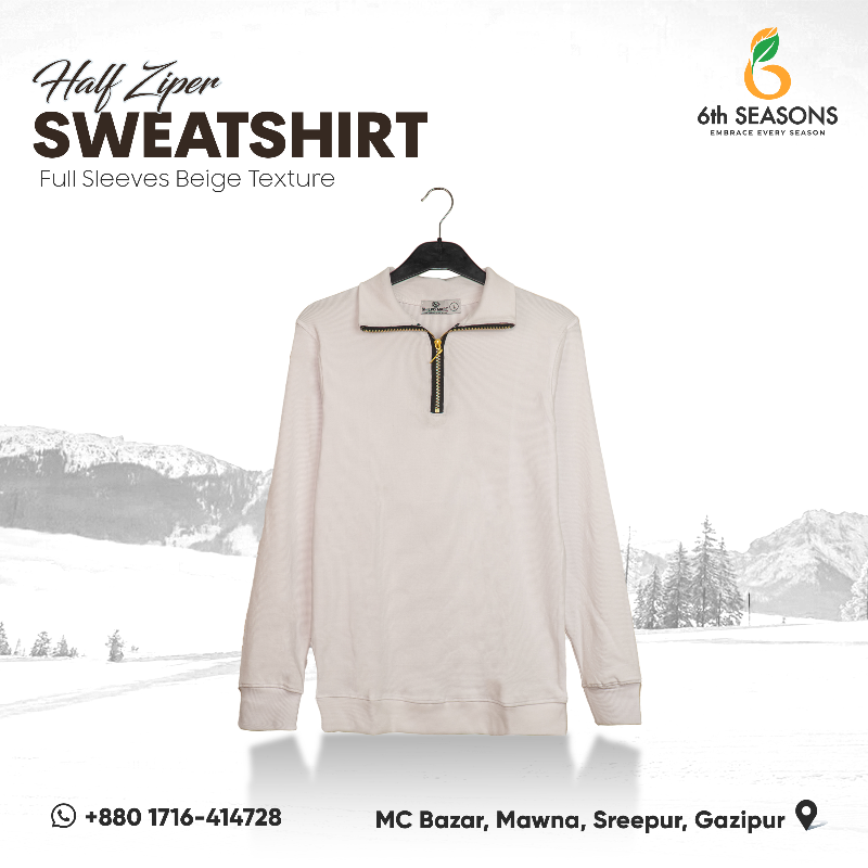 Half Zip Sweatshirt - Gallery View